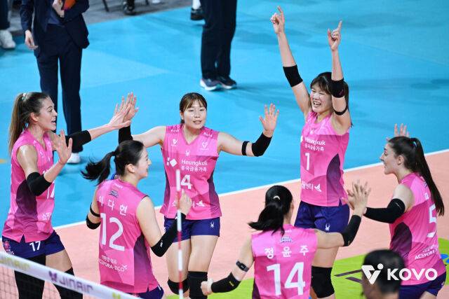 흥국생명 배구단./KOVO