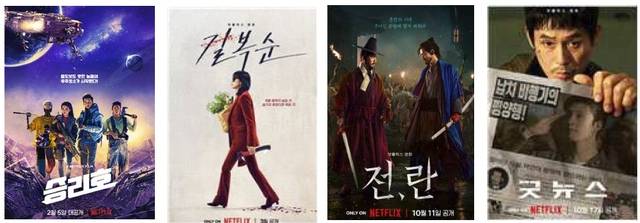 OTT 플랫폼 전용 영화. 수출입은행 해외경제연구소 보고서 캡처