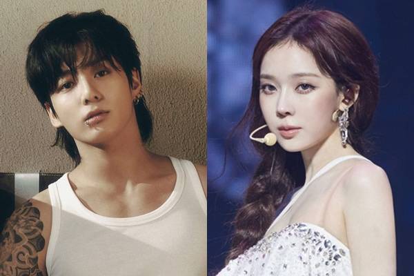 방탄소년단 정국, 에스파 윈터(왼쪽부터) ⓒ빅히트, SM엔터