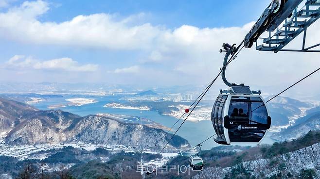삼악산호수케이블카 남이섬 / 사진- 남이섬