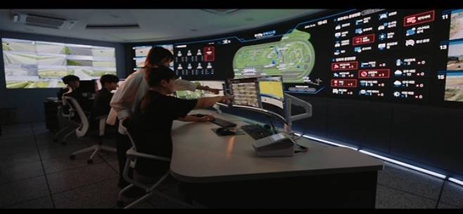 K-City 관제센터. (자동차안전연구원 제공)