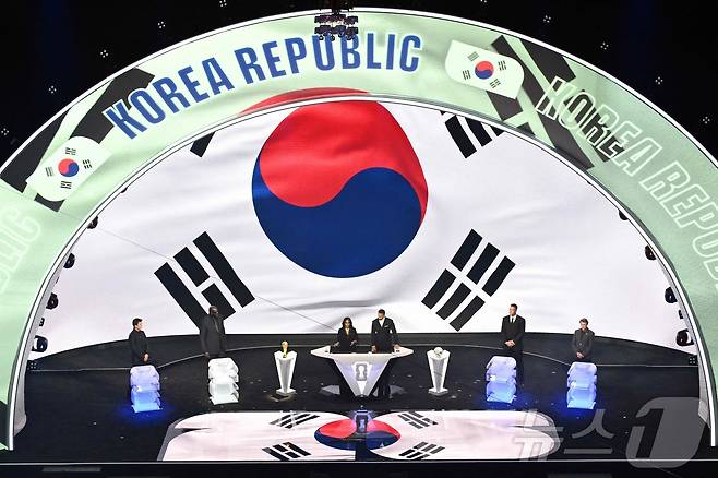 한국이 2026 북중미 월드컵 A조에 들어갔다. ⓒ AFP=뉴스1