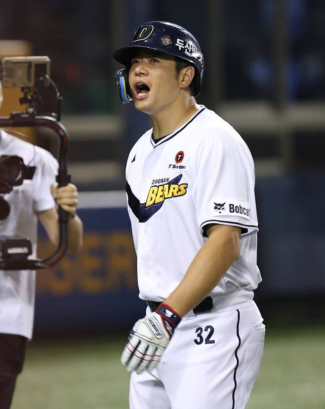 ▲ 김재환 ⓒ두산 베어스