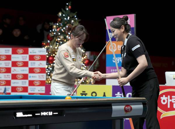 강지은(왼쪽)과 김민아. ⓒPBA