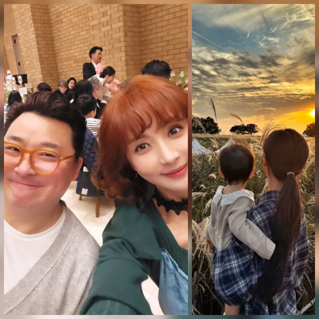 류시원이 둘째 딸 서이의 돌잔치를 열고, 오랜만에 동료들과 반가운 재회를 나눴다.사진=윤해영 SNS