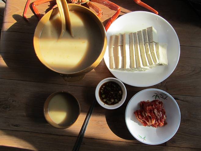 호박으로 만든 막걸리.