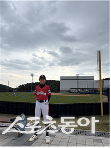 한천초 6학년 김범준 선수. 사진|한정흠 학생기자