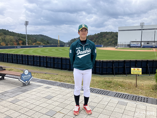 대신고 선발투수 이채환. 사진|오혜주 학생기자