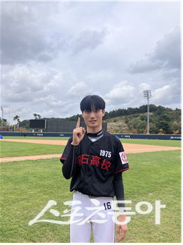 부석고 류윤곤 선수. 사진|이은채 학생기자