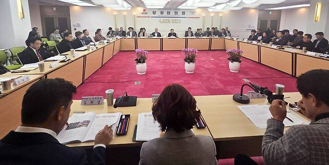 ▲ 11일 열린 국민의힘 남양주시 당협과 남양주시의 당정협의회