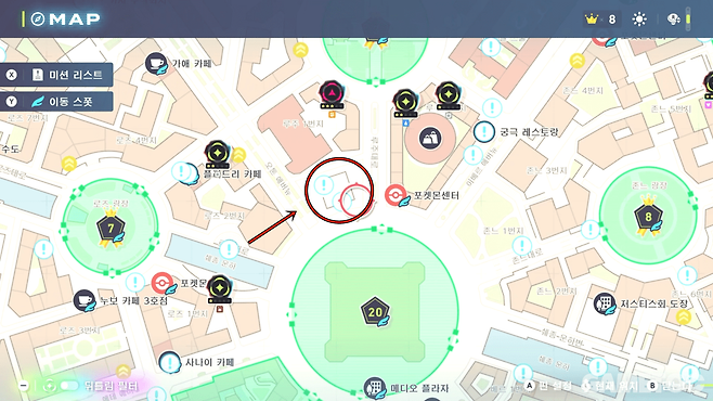 무주 1번지 아래에 있는 배틀코트 위치 (사진=최은상 기자)