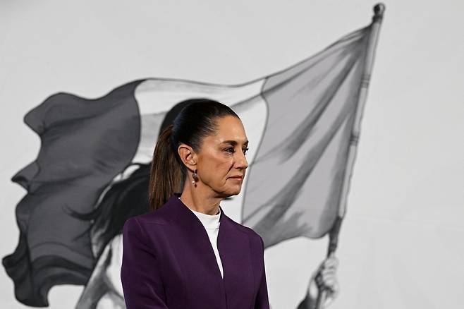 클라우디아 셰인바움 멕시코 대통령. AFP연합뉴스