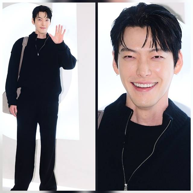 배우 김우빈은 12일 오전 서울 송파구 롯데 에비뉴엘 잠실에서 열린 한 프리미엄 라이프스타일 브랜드 행사에 참석해 취재진 앞에 섰다. 사진=김영구 기자