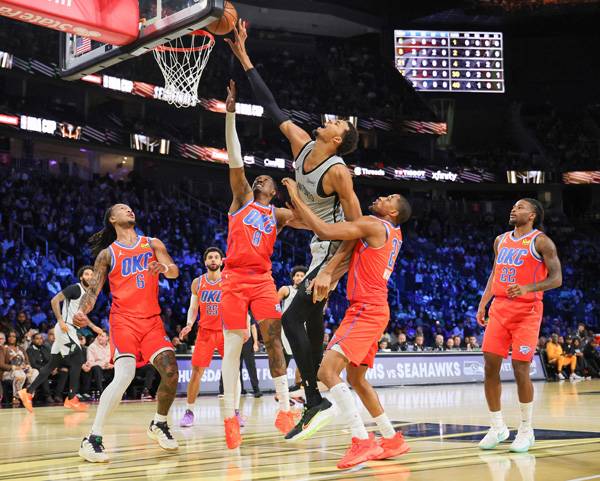 샌안토니오가 NBA컵 결승에 진출했다. 사진= Getty Images/AFP= 연합뉴스 제공