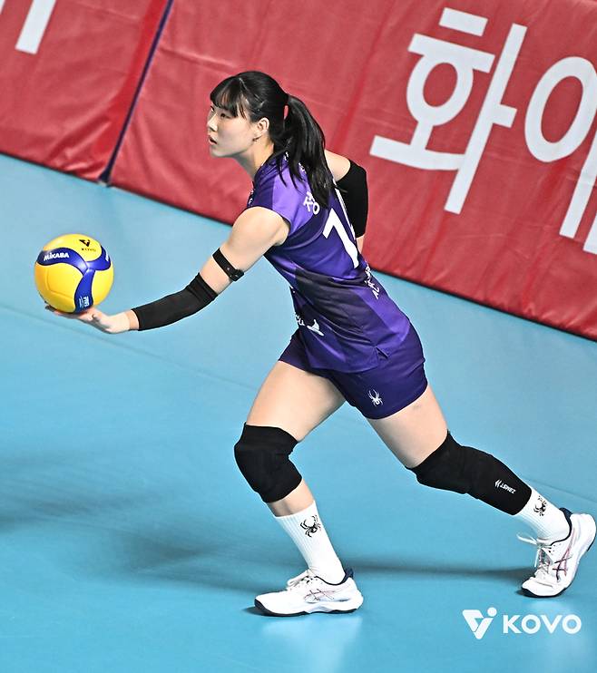 흥국생명 정윤주. 제공 | 한국배구연맹