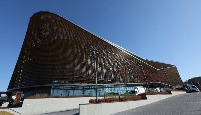 ▲ 대한축구협회가 23일 충남 천안에 위치한 코리아풋볼파크(대한민국 축구종합센터)에서 2025년도 마지막 이사회인 제11차 이사회를 열고, 2026년도 예산안과 주요 사업 계획을 심의·확정했다. 이날 이사회에서 의결된 2026년도 대한축구협회 예산은 총 1387억원(천만원 이하 생략)이다. ⓒ연합뉴스