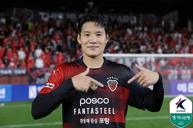 포항 스틸러스 박승욱. 사진=한국프로축구연맹