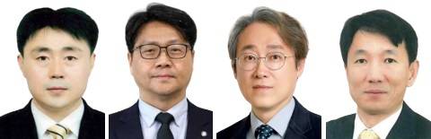대전시와 충남도의 내년 상반기 4급 이상 인사를 단행했다. 사진은 손철웅대전시의회 사무처장(왼쪽부터), 신동헌 대전시 시민안전실장, 양승찬 충남도 자치안전실장, 유세종 대전시 미래전략산업실장. 대전시·충남도 제공