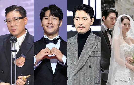 이상민, 김종국, 정우성(엑스포츠뉴스DB). 김우빈 신민아(AM엔터테인먼트)