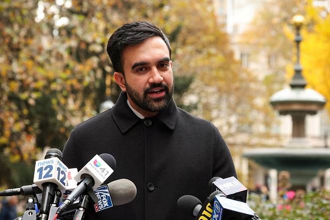 조란 맘다니 뉴욕시장 당선인/사진=연합뉴스