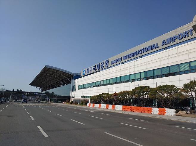 대구국제공항 모습. 대구시 제공