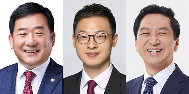 (왼쪽부터) 박성민(중구), 김상욱(남구갑), 김기현(남구을) 의원.