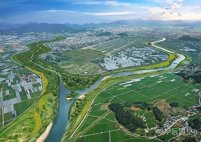광주 군·민간공항 전경. 광주시 제공