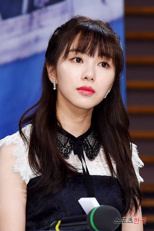 MBC 수목미니시리즈 '병원선' 제작발표회에 참석하고 있는 권민아. ⓒ사진=스포츠한국 DB