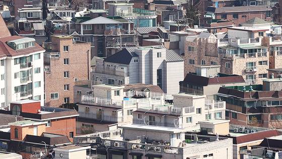 서울 은평구의 한 빌라촌 모습. 사진은 기사와 직접적인 관련 없음. 연합뉴스
