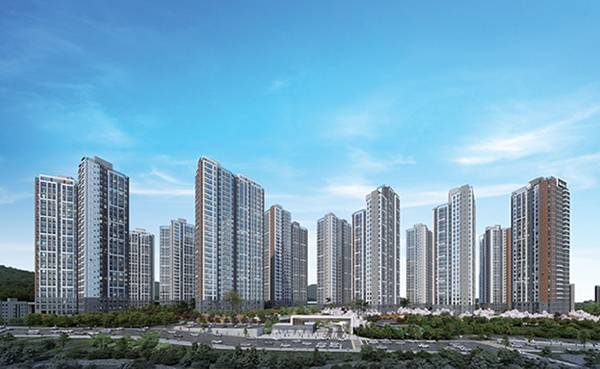 내년 3월 입주를 앞둔 부산 기장군 일광읍의 한 아파트 투시도 ⓒ분양 홈페이지