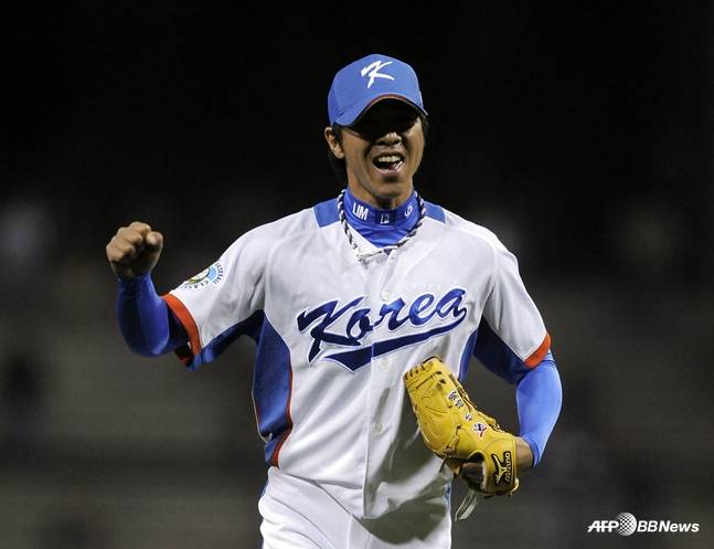 2009 WBC에 나섰던 임창용의 모습. /AFPBBNews=뉴스1