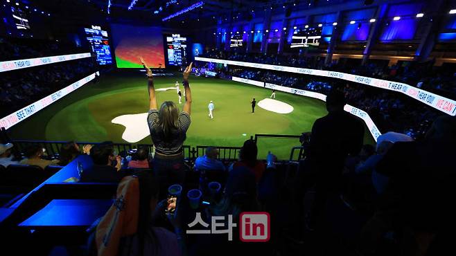지난해 처음 시작한 스크린골프리그 TGL 경기 장면. (사진=LPGA 홈페이지)