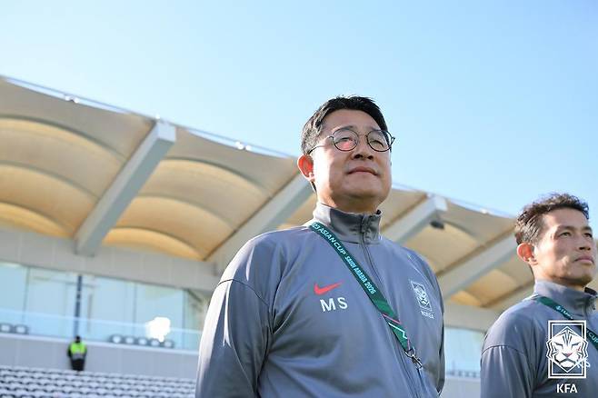 이란과 1차전에서 0-0으로 비긴 이민성팀. 사진 대한축구협회