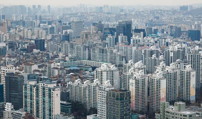 서울 강남구 트레이드타워에서 바라본 도심 아파트 단지. 2026.1.6/뉴스1