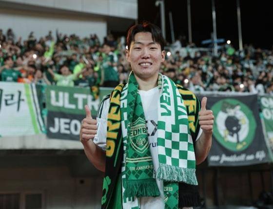 전북 현대의 미드필더 강상윤. 한국프로축구연맹 제공