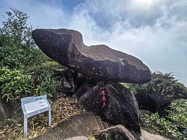 갖가지 동물을 닮은 기암이 조각품처럼 연이어 늘어서 있다.