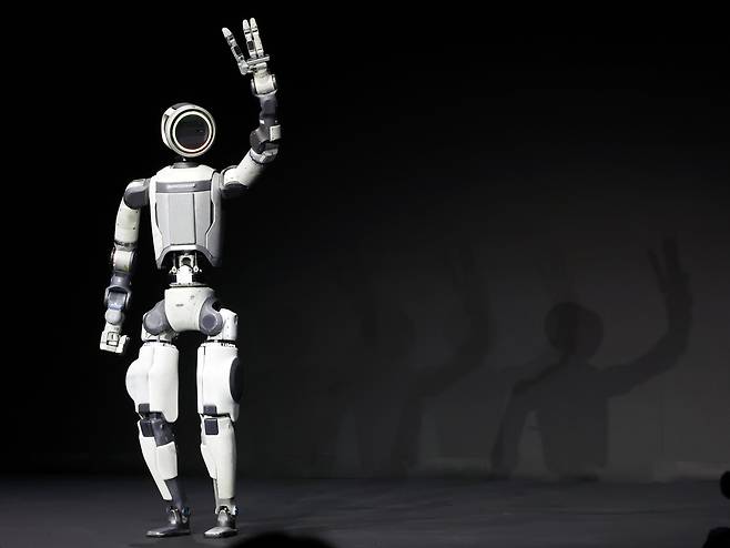 현대차는 CES 2026에서 미국 자회사 보스턴 다이내믹스와 공동 개발한 휴머노이드 ‘아틀라스(Atlas)’ 실물을 처음 공개했다./뉴스1