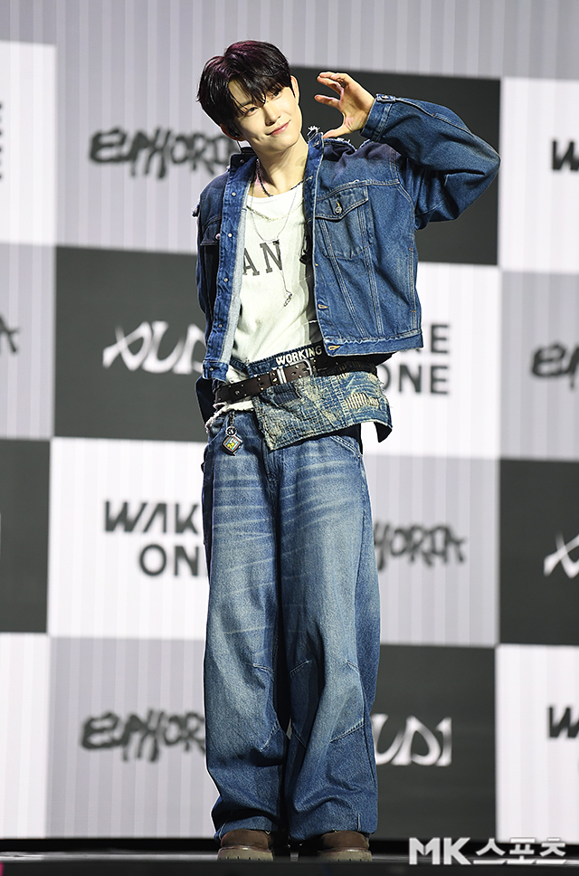 12일 오후 서울 용산구 블루스퀘어 SOL트래블홀에서 신인 보이그룹 ALPHA DRIVE ONE(알파드라이브원, ALD1, 알디원)의 미니 1집 ‘EUPHORIA’ 발매 기념 미디어 쇼케이스가 진행됐다. / 사진 = 천정환 기자