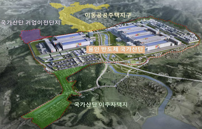 경기도 용인 반도체 국가산단 조감도. 국토교통부 제공