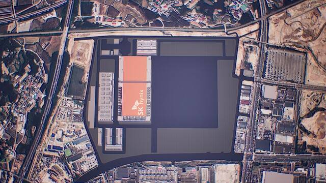 ▲ SK하이닉스 신규 팹(Fab) P&T7 조감도./SK하이닉스 제공