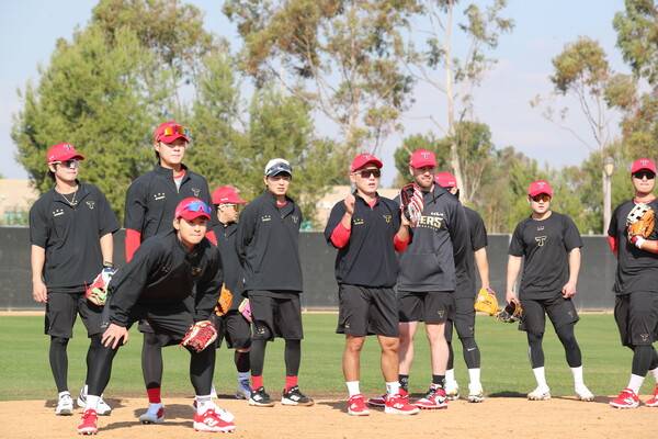 지난해 어바인 캠프 훈련 장면(사진=KIA)