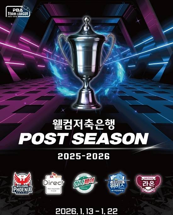 2526 팀리그 포스터. (자료=PBA)