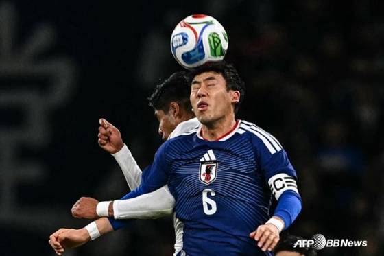 일본 축구 대표팀 주장 엔도 와타루(6번). /AFPBBNews=뉴스1