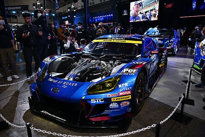 스바루가 새롭게 선보인 BRZ GT300. 사진: 김학수 기자