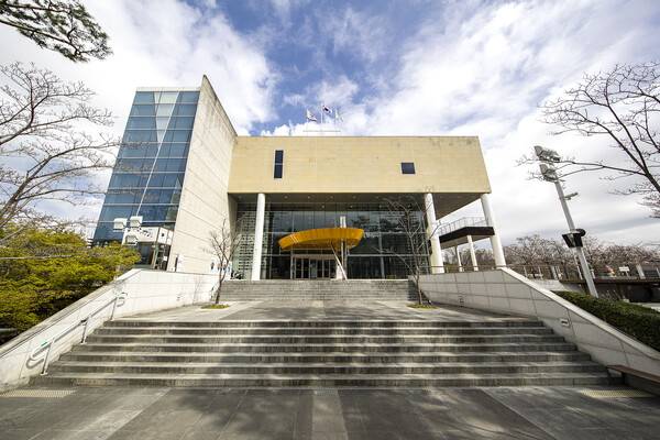 광주시립미술관 전경.