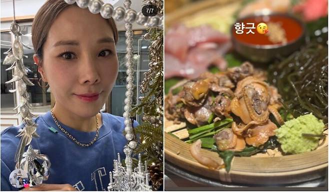 개그우먼 신봉선이 열량이 낮은 음식으로 체중을 관리하고 있다. 사진=신봉선 소셜미디어