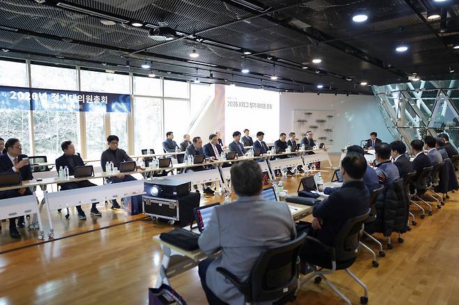 한국프로축구연맹이 16일 서울아산정책연구원에서 제1차 이사회 및 정기총회를 개최했다.(한국프로축구연맹 제공)