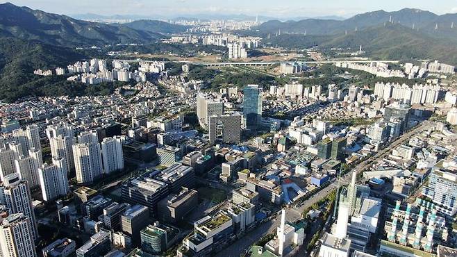 평촌스마트스퀘어 전경. ⓒ안양시 제공