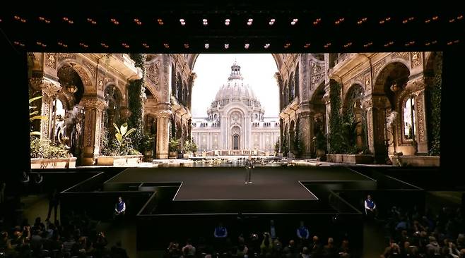 젠슨 황 엔비디아 최고경영자는 GTC 2025에서 뉴럴 렌더링 개념을 언급했다 / 출처=엔비디아