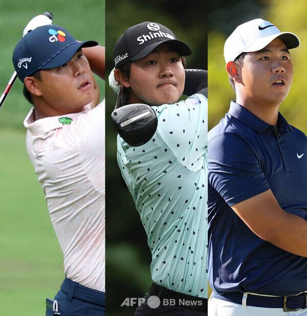 2026년 미국프로골프(PGA) 투어 개막전 '소니 오픈 인 하와이' 우승에 도전하는 김시우, 김성현, 김주형 프로. 사진제공=ⓒAFPBBNews = News1 (사진을 무단으로 사용하지 마십시오.)